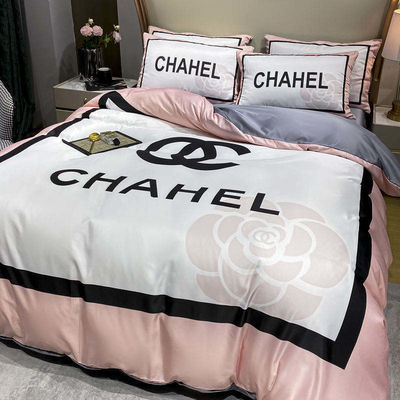 Set di lenzuola di seta di ghiaccio di lusso Letto di copertura per sonno ecologico e duraturo