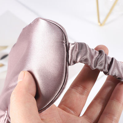Maschera per gli occhi in seta multicolore personalizzata per viaggi di lusso e promozione del sonno riposante