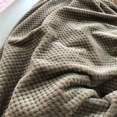 Cappotto di flanello quadrato massello su misura per tutte le stagioni 300GSM Cappotto di velluto di corallo divano lancia