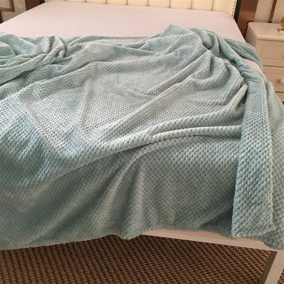 Cappotto di flanello quadrato massello su misura per tutte le stagioni 300GSM Cappotto di velluto di corallo divano lancia