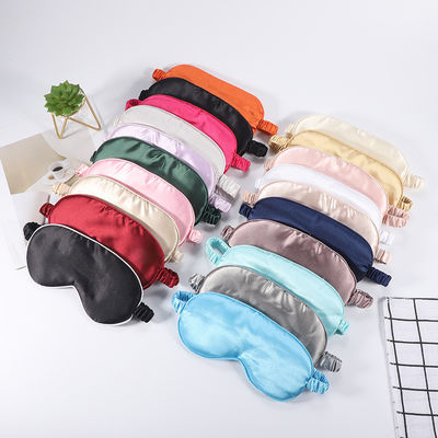 Maschera per gli occhi in seta multicolore personalizzata per viaggi di lusso e promozione del sonno riposante