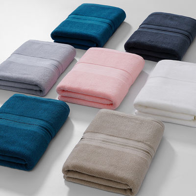 Hotel Luxury 100% di cotone bianco Bagno Towel per mani e viso Set con logo ricamato personalizzato