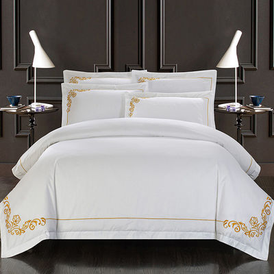 60S Densità di tessuto Set di comodini per hotel King Size Set di coperture per letti di lusso