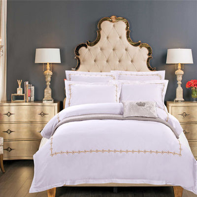 60S Densità di tessuto Set di comodini per hotel King Size Set di coperture per letti di lusso