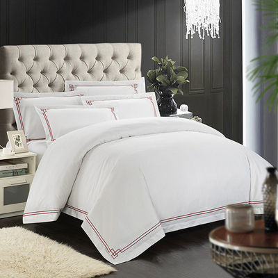 60S Densità di tessuto Set di comodini per hotel King Size Set di coperture per letti di lusso