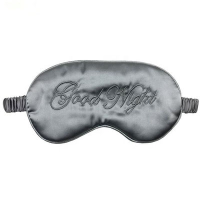 Logo personalizzato Accepted Silk Sleeping Luxury Eye Mask con ingrediente senza profumo