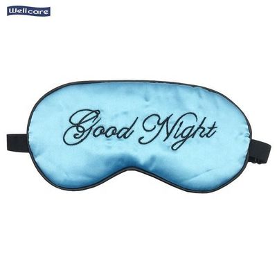Logo personalizzato Accepted Silk Sleeping Luxury Eye Mask con ingrediente senza profumo