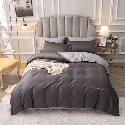 Customized 60s Long Staple Cotton Soft Luxury Duvet Cover Set Confortevoli Set Letto