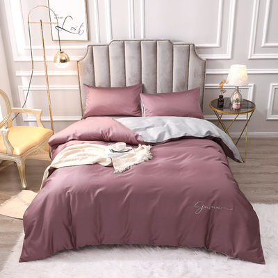 Customized 60s Long Staple Cotton Soft Luxury Duvet Cover Set Confortevoli Set Letto