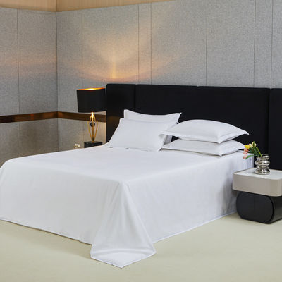 80 Stoffe Count Cotton Set di lenzuola da letto per hotel per lenzuola personalizzate in bianco