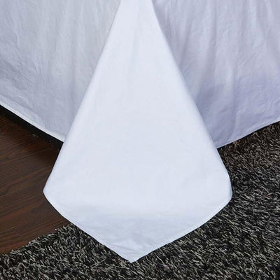 80 Stoffe Count Cotton Set di lenzuola da letto per hotel per lenzuola personalizzate in bianco