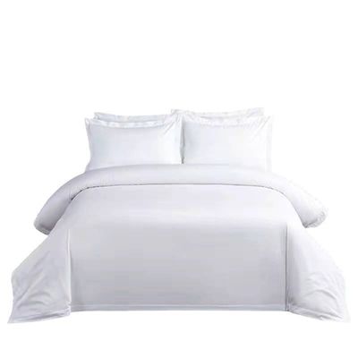 80 Stoffe Count Cotton Set di lenzuola da letto per hotel per lenzuola personalizzate in bianco