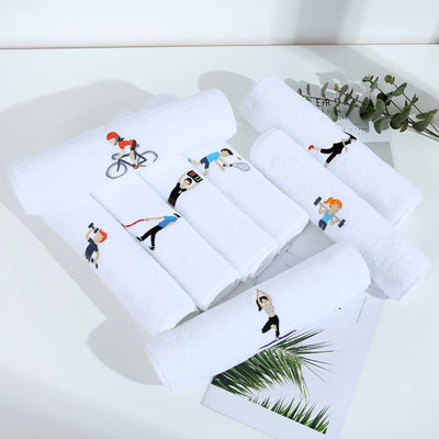Servizi sportivi in cotone puro ipoallergenico per tutte le età 35 * 110cm