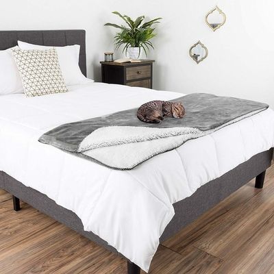 Popolare Maglia 100% Poliestere Vello Francesco Sherpa Pet Copertura per Divano Cat Kennel