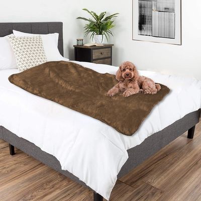 Popolare Maglia 100% Poliestere Vello Francesco Sherpa Pet Copertura per Divano Cat Kennel