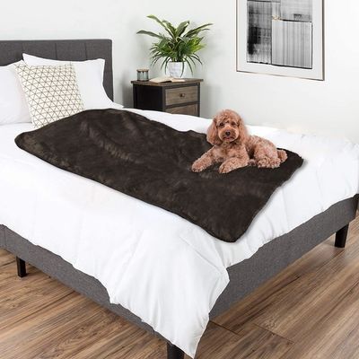 Popolare Maglia 100% Poliestere Vello Francesco Sherpa Pet Copertura per Divano Cat Kennel