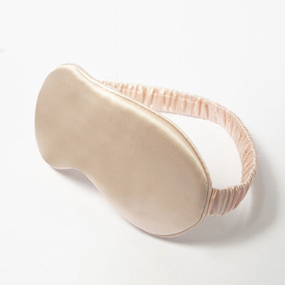 Maschera per occhi regolabile Custom Logo Satin Silk Eye Shade per viaggi con pelle normale
