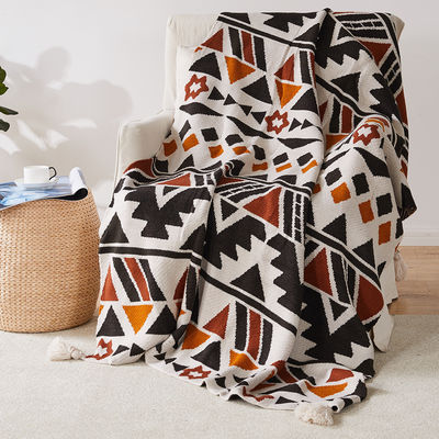 Set di coperte estive Boho Free Sample per viaggi di maglieria.