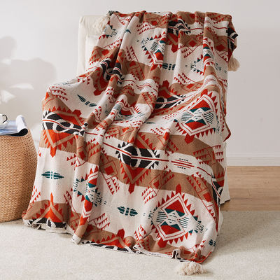 Set di coperte estive Boho Free Sample per viaggi di maglieria.