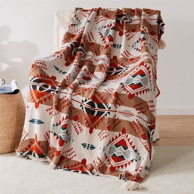 Set di coperte estive Boho Free Sample per viaggi di maglieria.