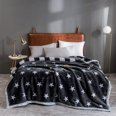 Jacquard tessuto corallo velluto copertura raschel per l'inverno addensato piumaggio copertura letto