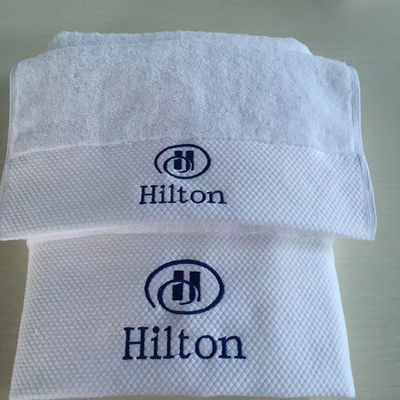 Stoffa di cotone 100% di colore massello Logo personalizzato Bagno asciugamano set per hotel di lusso bagno