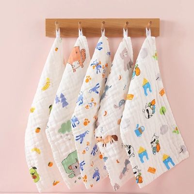 Acciaio per bambini in cotone morbido e tenero Alta densità 6 strati Non fluorescente 25*50cm