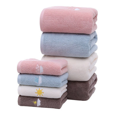 Home 80g Spessore 32S Satin Absorbente di cotone piccolo asciugamano quadrato per cucina riutilizzabile