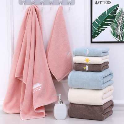 Home 80g Spessore 32S Satin Absorbente di cotone piccolo asciugamano quadrato per cucina riutilizzabile