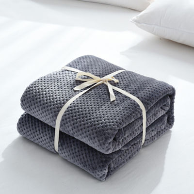 2023 Dimensioni personalizzate Colorato Corallino Fleece Copertura per sonnellino ufficio e bambini lancio
