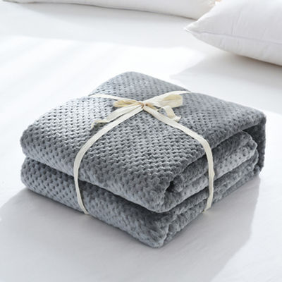 2023 Dimensioni personalizzate Colorato Corallino Fleece Copertura per sonnellino ufficio e bambini lancio