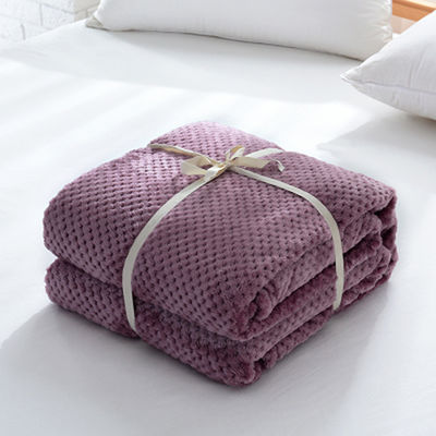 2023 Dimensioni personalizzate Colorato Corallino Fleece Copertura per sonnellino ufficio e bambini lancio