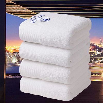 Servizi di asciugamani di cotone puro personalizzati ad alta assorbimento dell'acqua Perfetto per casa e hotel