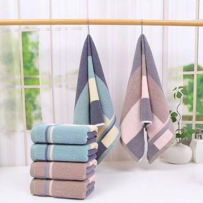 Home 120g colorate strisce asciugamano a cartoni animati con spinning di marinaio e design di coniglio morbido