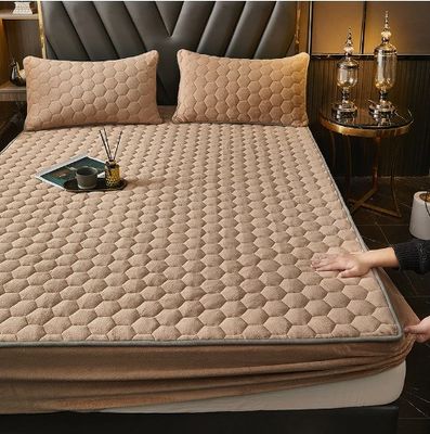 Camisetta lavata a misura di lusso Protezione antiallergica per letto Copertura per materasso