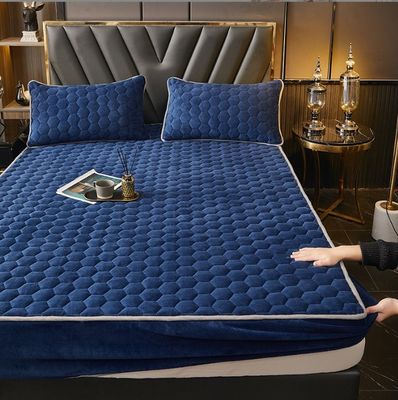 Camisetta lavata a misura di lusso Protezione antiallergica per letto Copertura per materasso