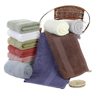 34*74CM asciugamano da bagno in cotone personalizzato per hotel Home Spa Jacquard Assorbente