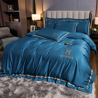 Set di copertura per coperte in seta in stile moderno.