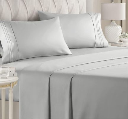 400TC Cotton Polyester Set di biancheria da letto per hotel per nozze