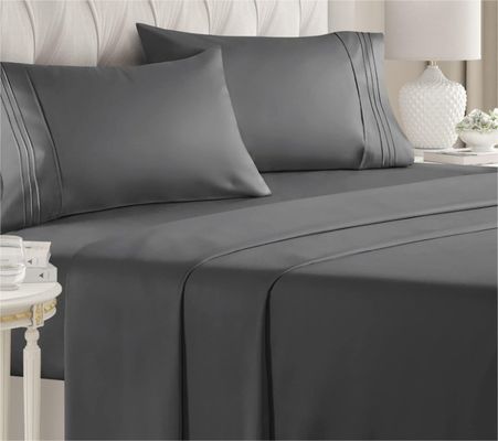 400TC Cotton Polyester Set di biancheria da letto per hotel per nozze