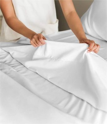 400TC Cotton Polyester Set di biancheria da letto per hotel per nozze