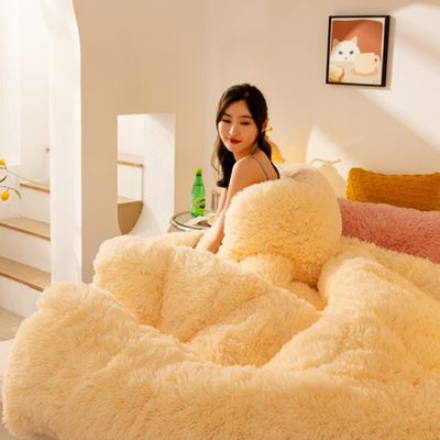 King Size Colore personalizzato Calore organico Puffy Quilt respirabile