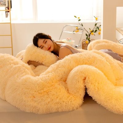 King Size Colore personalizzato Calore organico Puffy Quilt respirabile