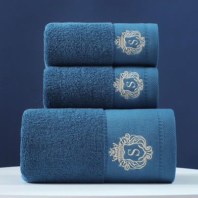 Logo personalizzato ricamato Towel set di cotone puro morbido e assorbente Perfetto regalo