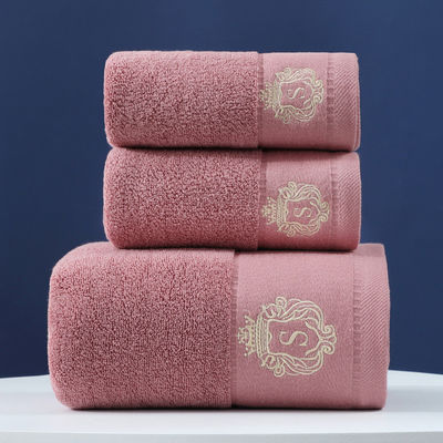 Logo personalizzato ricamato Towel set di cotone puro morbido e assorbente Perfetto regalo