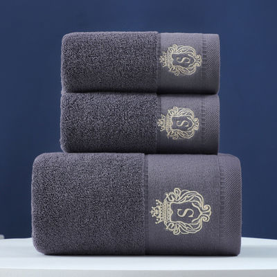 Logo personalizzato ricamato Towel set di cotone puro morbido e assorbente Perfetto regalo