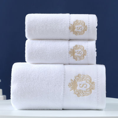 Logo personalizzato ricamato Towel set di cotone puro morbido e assorbente Perfetto regalo