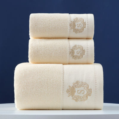 Logo personalizzato ricamato Towel set di cotone puro morbido e assorbente Perfetto regalo