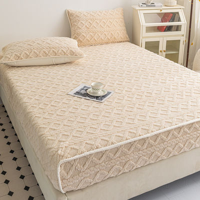 Lavatrice lavaggio invernale lenzuola da letto 100% velluto copertura materasso protettore letto
