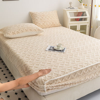 Lavatrice lavaggio invernale lenzuola da letto 100% velluto copertura materasso protettore letto